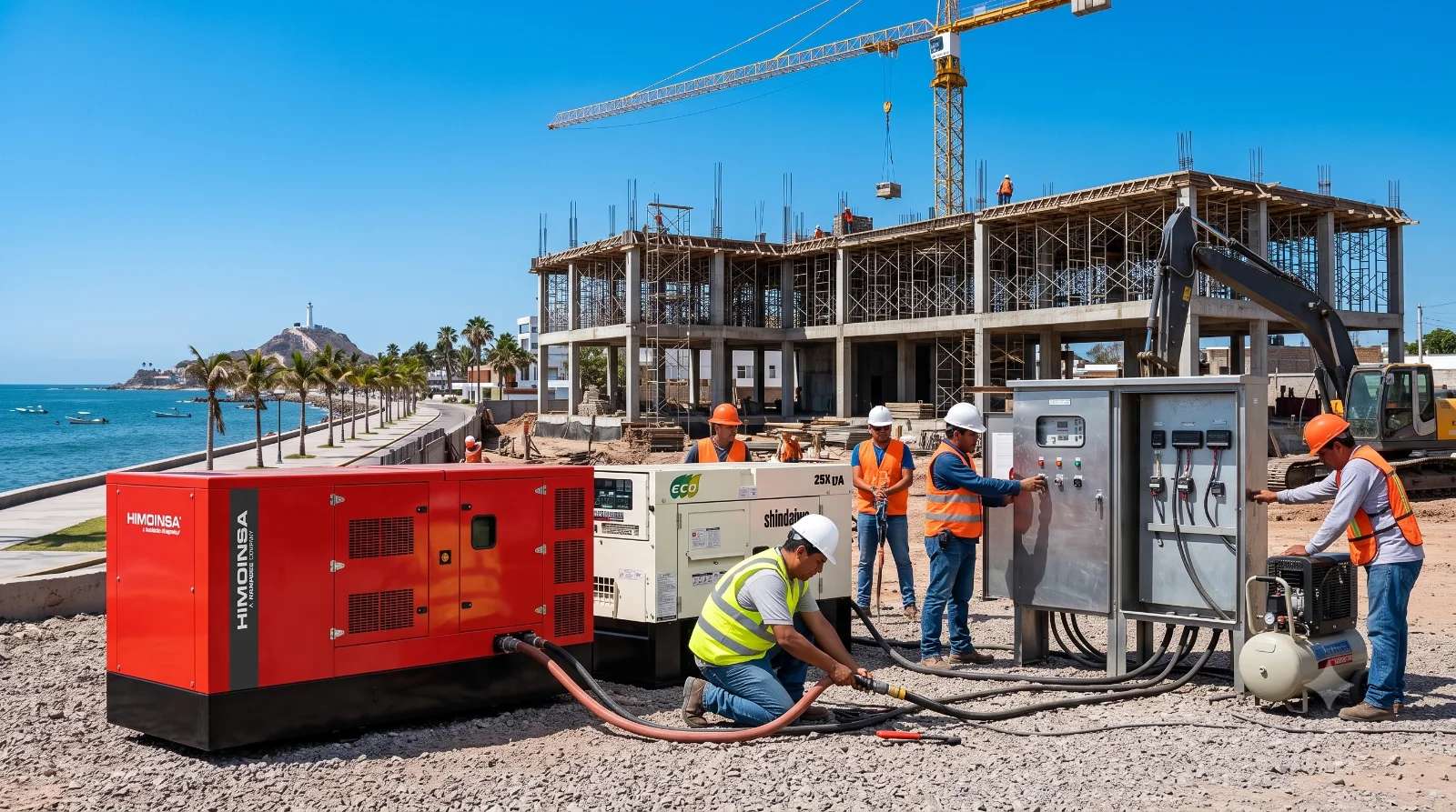 Renta de Generadores y Plantas de Luz en Mazatlán